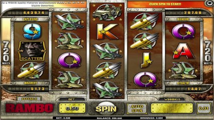 Rambo ilmainen kasino kolikkopeli ISoftBet Video Esikatselu