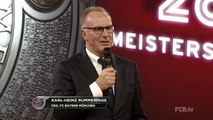 Karl-Heinz Rummenigge - 'Pep Guardiola wird immer ein Freund sein' FC Bayern München Meisterbankett