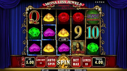 Mona Lisa Jewels ilmainen kasino kolikkopeli ISoftBet Video Esikatselu