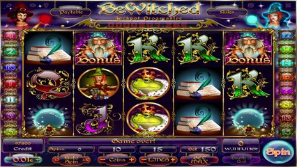 Bewitched ilmainen kasino kolikkopeli ISoftBet Video Esikatselu