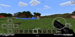 Minecraft Pocket Edition Desno Gun Mod Bemutató