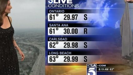 Une miss météo obligée de se rhabiller en direct sur ordre des téléspectateurs !