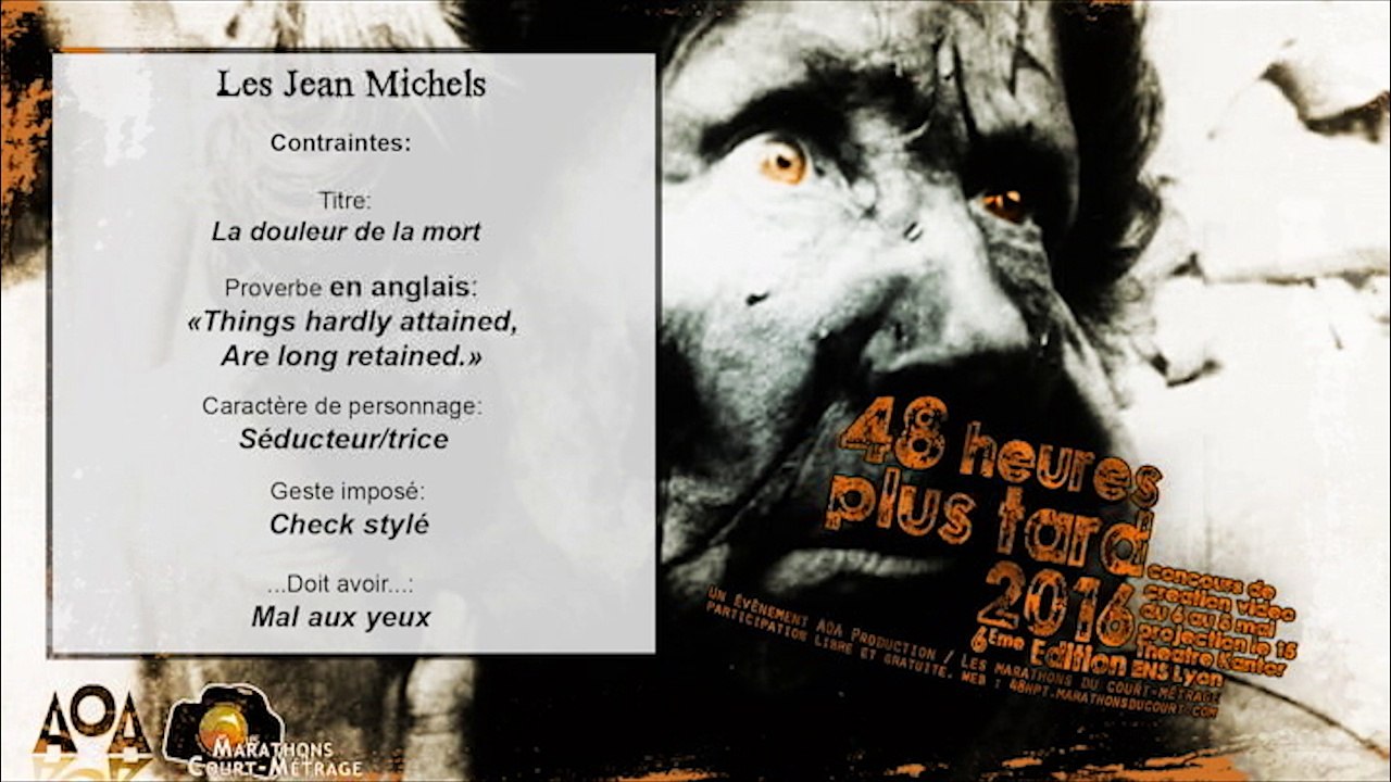 Les Jean-Michels - La douleur de la mort - 2ème prix du jury