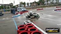 Karting Ceuti drift, donuts 360, slowmotion (J. Gómez)