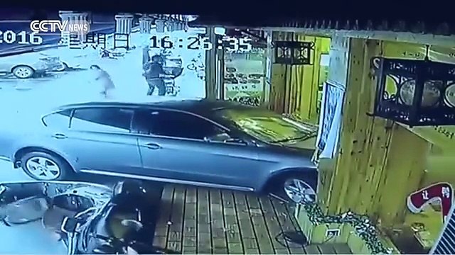 Driver mistakes gas pedal for brake, crashes into restaurant