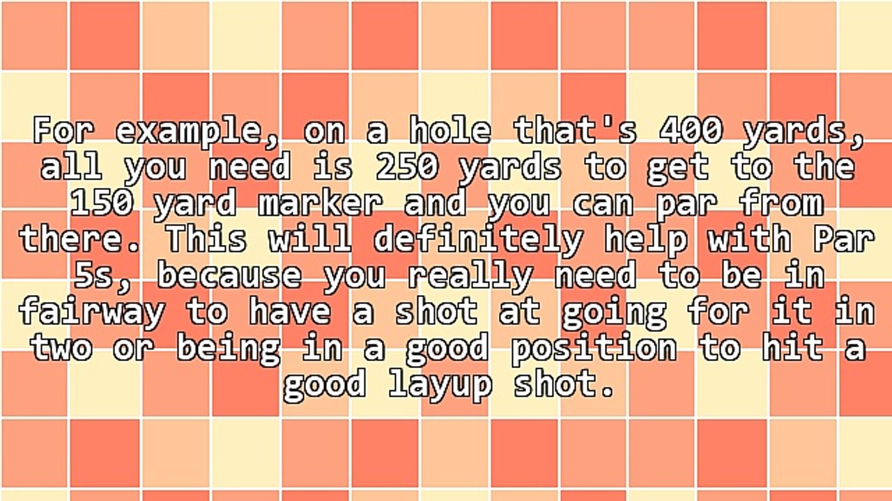 4 Simple Things You Can Do To Play Golf Better