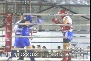 Muay Thai rd3 D.Cuntopo bout 15 wins  11th NCR-MAP Tournament Ultra Pasig Philippines 28Mar10