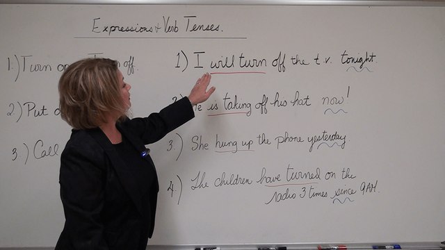 Expressions en anglais et temps de verbes