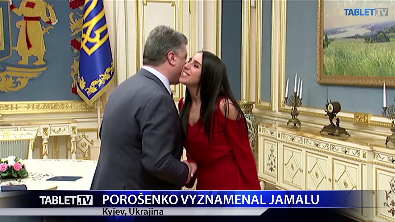 Porošenko vyznamenal speváčku Džamalu