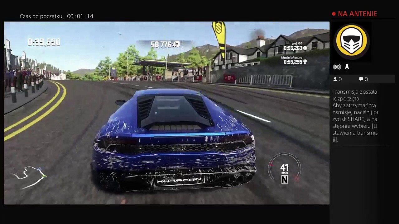 Transmisja na żywo z PS4 użytkownika proMaciej