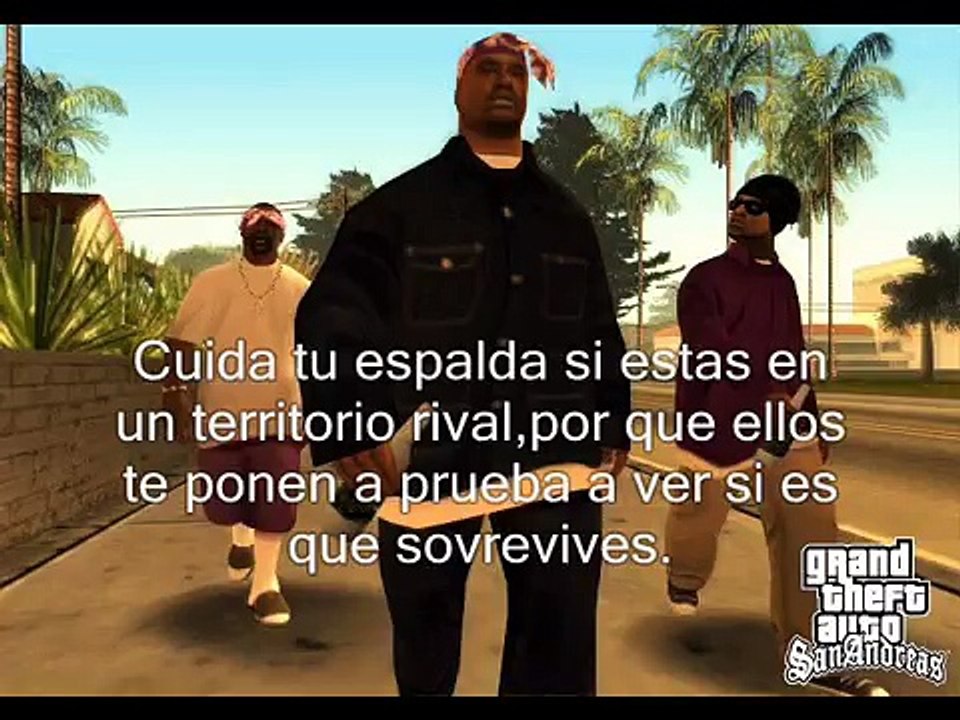 Canción de Grand Theft Auto San Andreas subtitulada