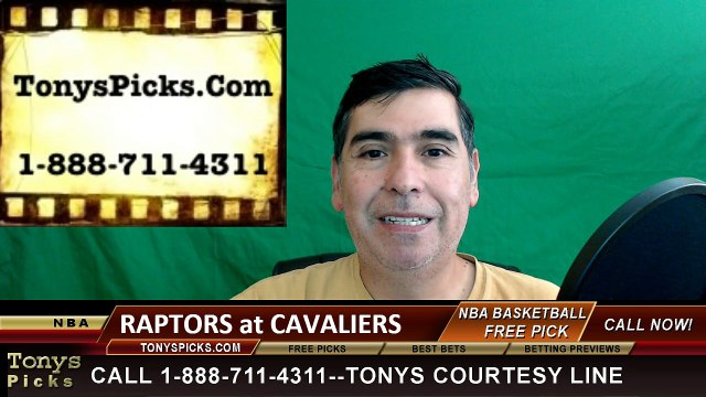 Cleveland Cavaliers vs. Toronto Raptors Free Pick Prediction Game 1 NBA Pro Basketball Odds Preview
