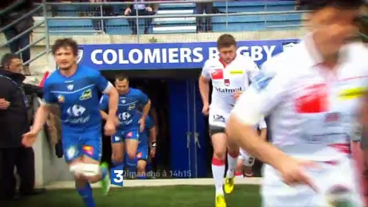 Carcassonne - Colomiers RUGBY Pro D2 dimanche 22 mai à 14h15 sur France 3 Midi-Pyrénées