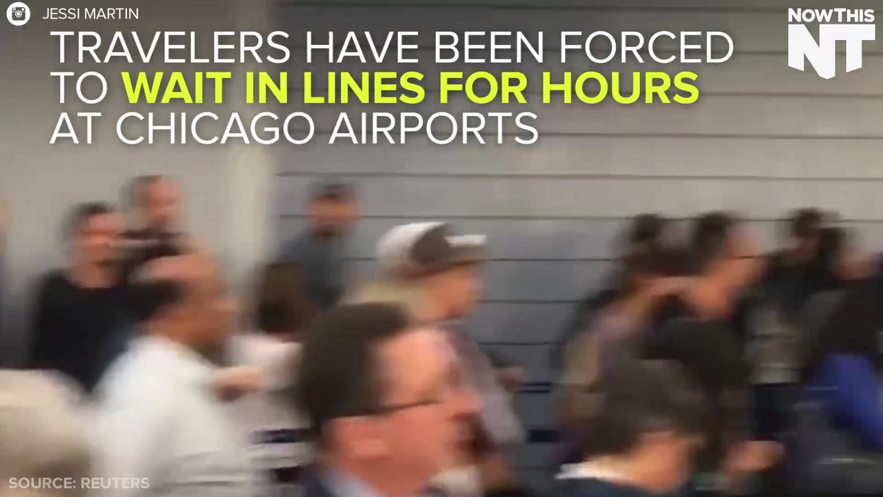 Pissed-Off Travelers Wait for Hours at Chicago Airports