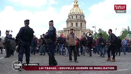 Manifestation contre la loi travail: climat tendu à Paris