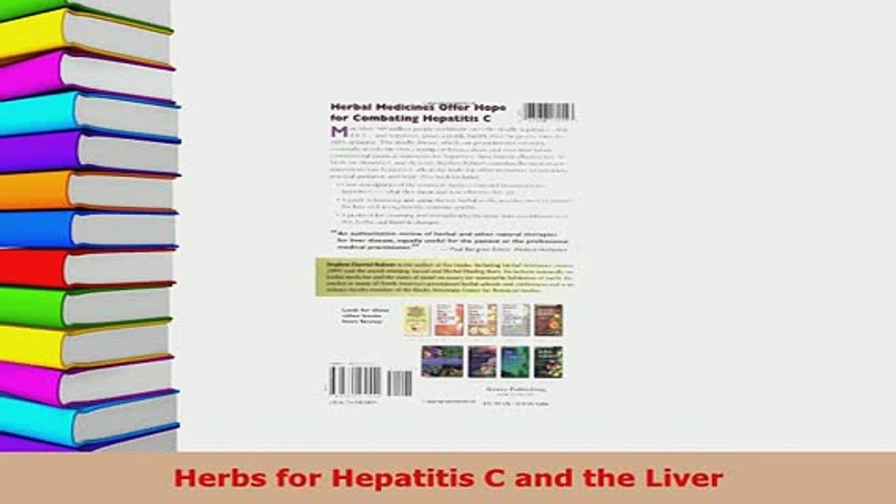 Download  Herbs for Hepatitis C and the Liver Free Books