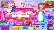 Princess Sofia Messy Bedroom Cleaning - Sofia the First Games - HD