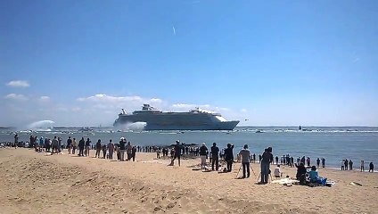 Le Départ du paquebot Harmony of the Seas