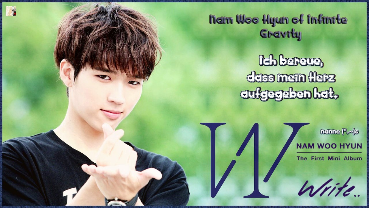 Nam Woo Hyun of Infinite – Gravity k-pop [german Sub]