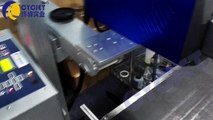 CYCJET UV Fly Laser Marking Machine/How to print HDPE Laminted Woven Lay Flat Tube with UV Laser Printer/UV Laser Coding