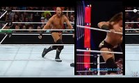 WWE Raw Dean Ambrose attacks Chris Jericho