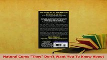 PDF  Natural Cures They Dont Want You To Know About  EBook