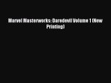 Read Marvel Masterworks: Daredevil Volume 1 (New Printing) Ebook Free