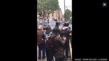 Importants heurts lors de la manifestation contre la loi travail à Paris