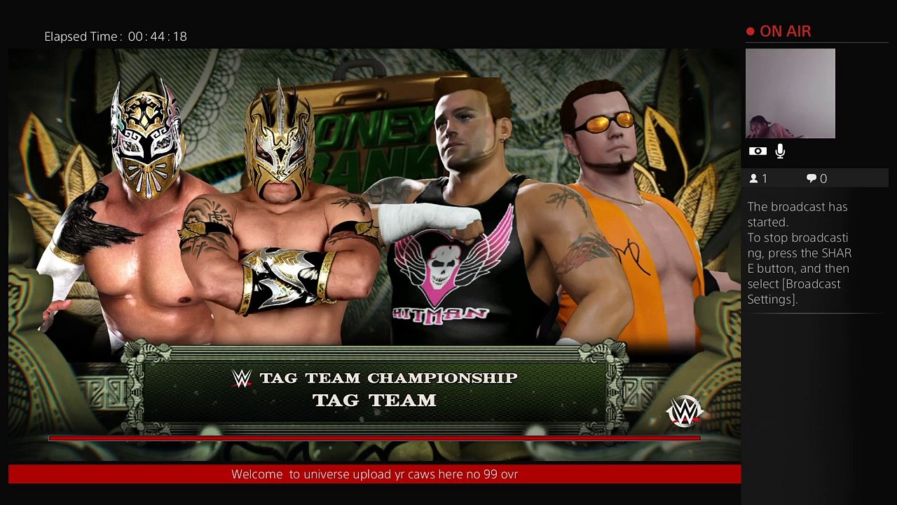 Wwe 2k 16 universe upload yr caws No 99 ovr wats yr hash tag (5)