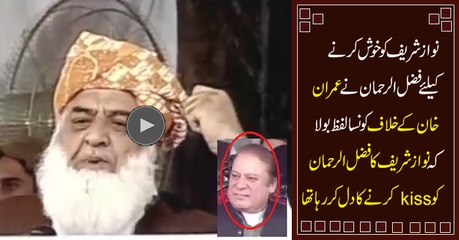 Watch Nawaz Sharif’s Reaction When Molana Fazl ur Rehman Started Criticizing Imran Khan