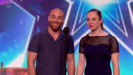 Britain's Got Talent 2016 S10E02 Another Kind of Blue Stunning Multimedia Dancers Full Audition