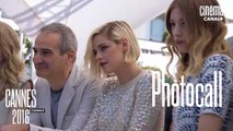 Kristen Stewart, Olivier Assayas (Personnal Shopper) - Photocall Officiel - Cannes 2016 CANAL 