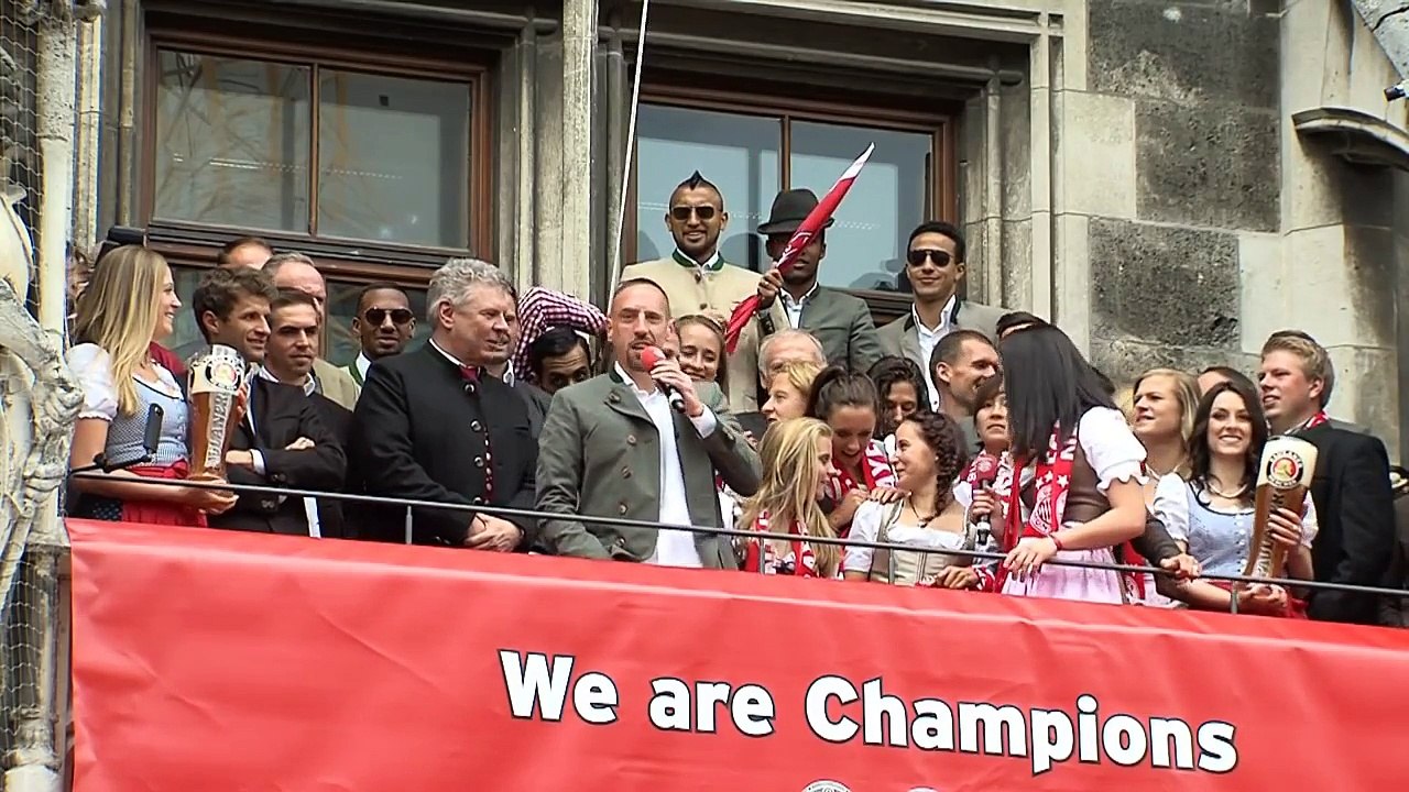 Ribéry chante « Les Champs-Élysées »