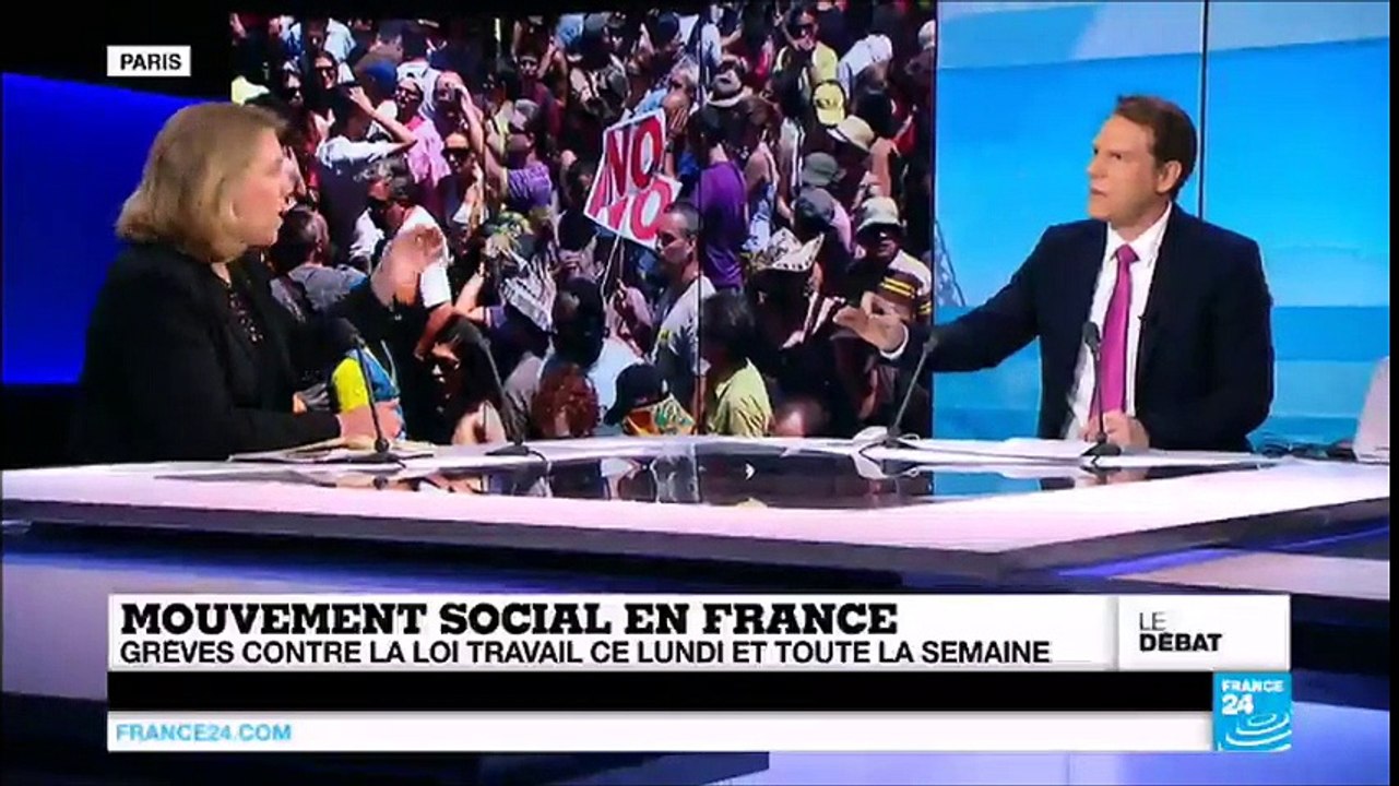 Danielle Simonnet "Parlementaires, votez la censure du gouvernement !" sur France 24