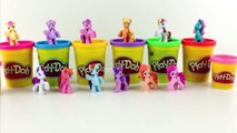  My Little Pony Unboxing Exclusive Collection Set Play-Doh MLP Logo Peppa Pig Surprise Eggs Part 2