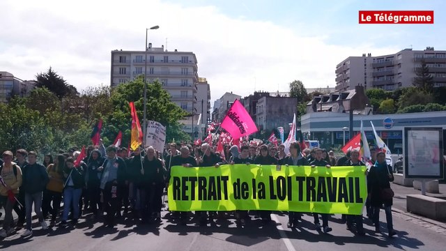 Loi Travail. Plus de 500 opposants à Saint-Brieuc