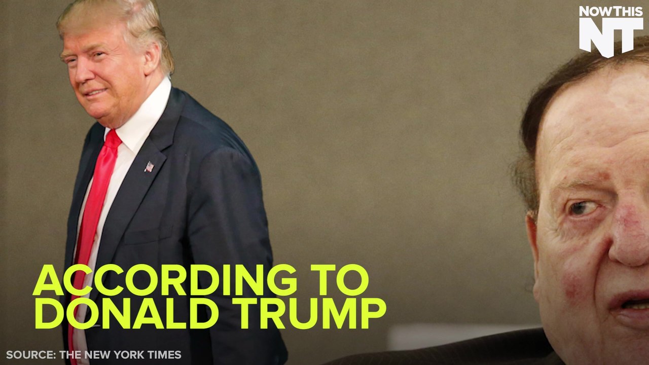 Sheldon Adelson Willing To Give Trump Millions