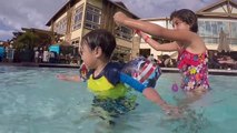 Family Fun Swim at Lawrence Welk Resort Human Cannonball Drop and Underwater Film | LTC