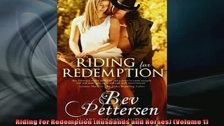 FREE PDF  Riding For Redemption Husbands and Horses Volume 1  FREE BOOOK ONLINE