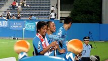 2010 J2第25節　ゴール裏　寺田選手　俺たち横浜ALEZ！ 横浜FC