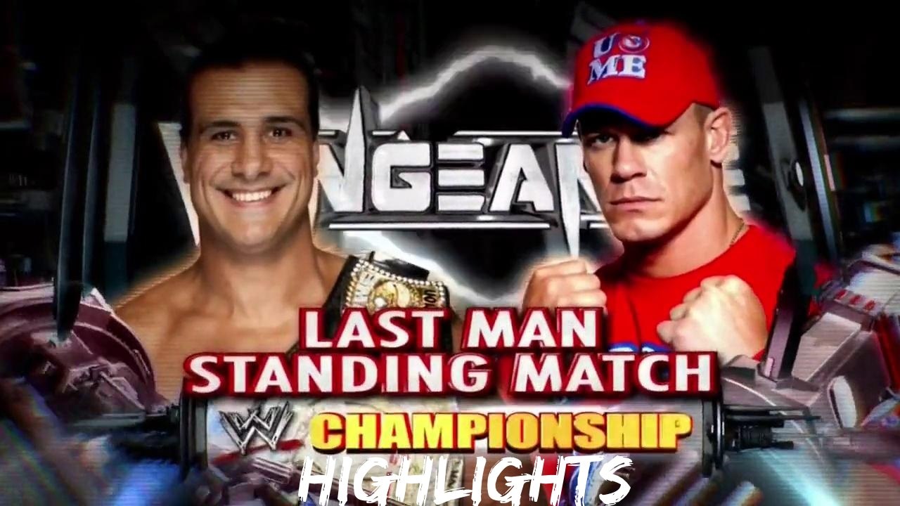Vengeance 2011 - Last Man Standing Match - Alberto Del Rio vs John Cena Highlights