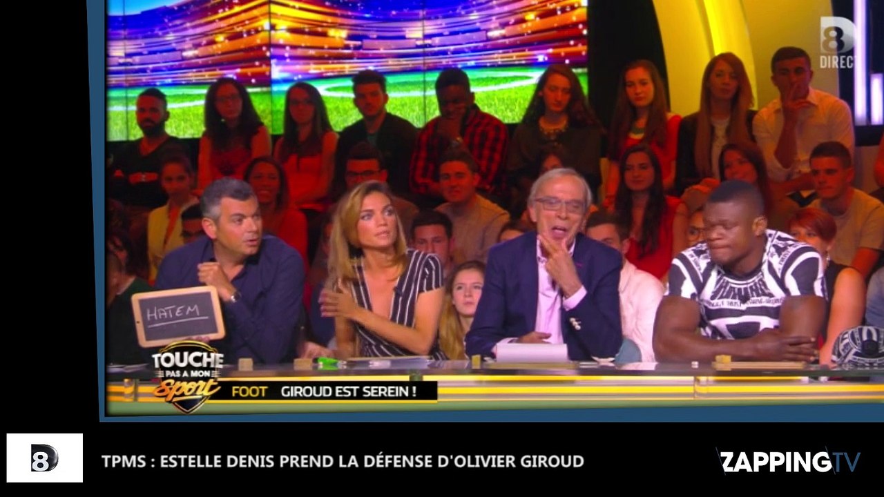 TPMS : Olivier Giroud surpris avec une autre femme, Estelle Denis prend sa défense (Vidéo)