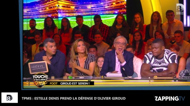 TPMS : Olivier Giroud surpris avec une autre femme, Estelle Denis prend sa défense (Vidéo)