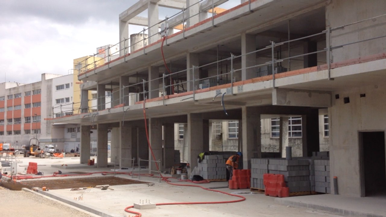Visite du chantier de la nouvelle gare