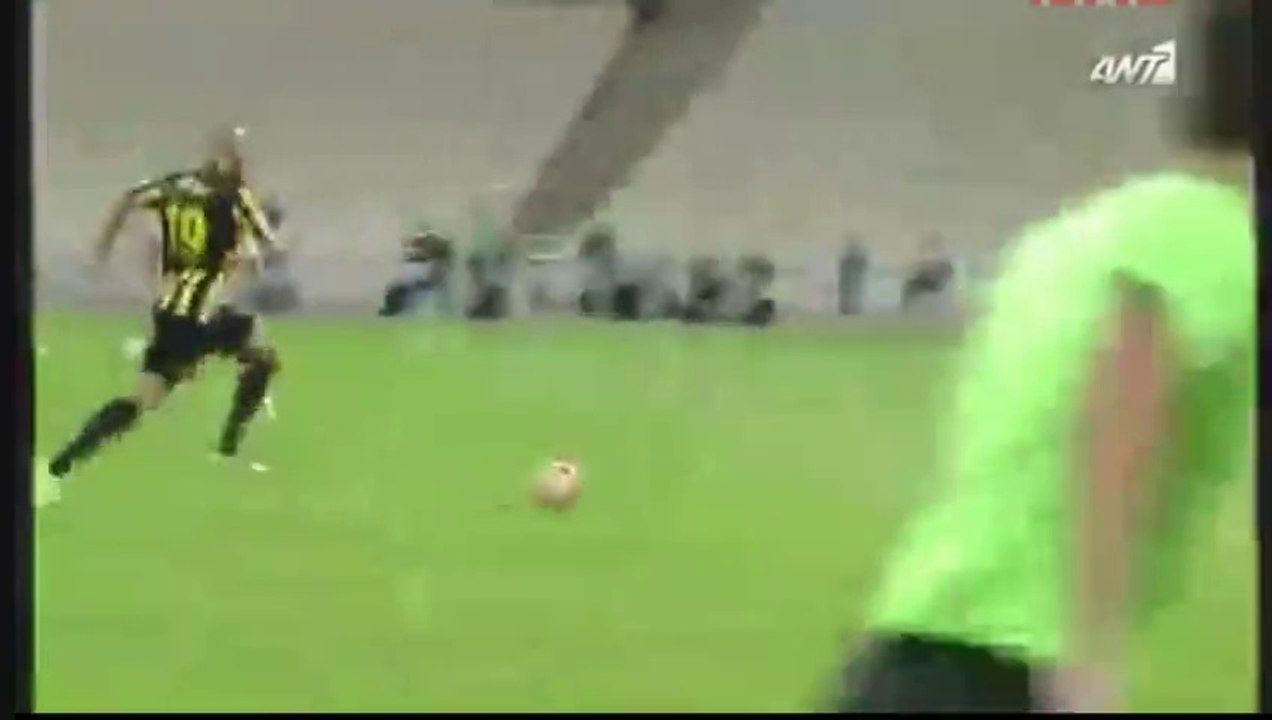 Rafik Djebbour GOAL - Olympiakos Piraeus 0-2 AEK 17.05.2016