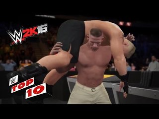 Annihilation Atop the Announce Table- WWE 2K16 Top 10