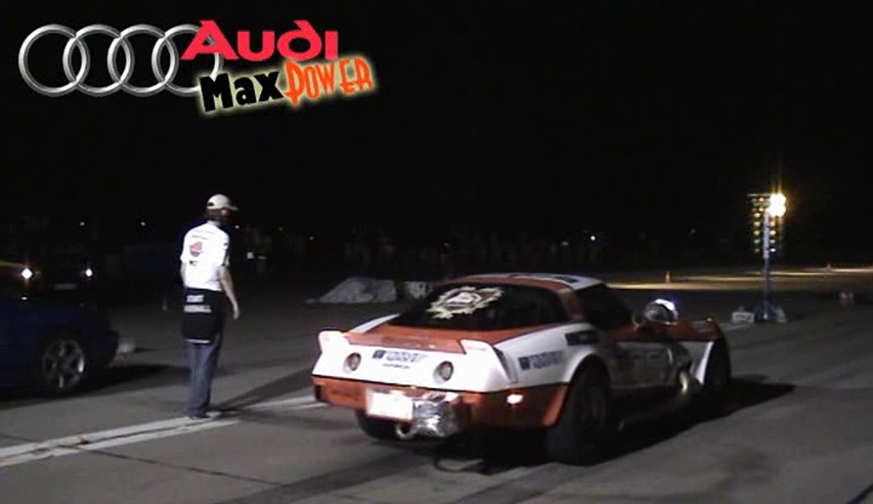Chevrolet Corvette VTG Turbo 1200 HP Vs. Audi S2 Coupe