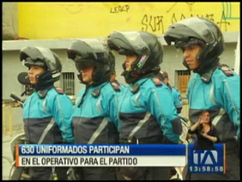630 uniformados participarán del operativo para el partido de Independiente