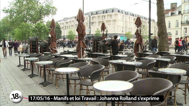 Le 18h de Télénantes, loi Travail et manifs : Johanna Rolland s'exprime