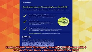 read here  Kaplan ASVAB 2016 Strategies Practice and Review with 4 Practice Tests Book  Online